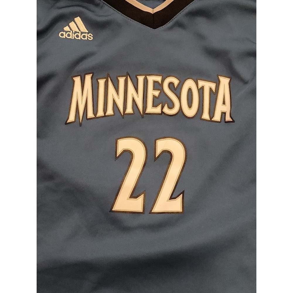 Youth L  Adidas Minnesota Timberwolves Andrew Wiggins #22 Jersey - Picture 4 of 15